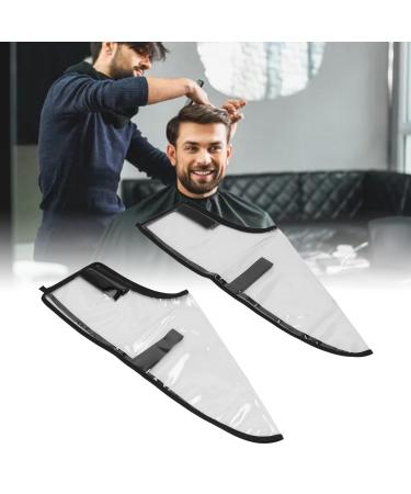 1 Pair Hair Stylist Shoe Covers Prevent Slipping Hair Dye Cape Shoes Plastic Shoe Cover Transparent Design Washable Suitable for All Sizes of Feet for Hair Cutting
