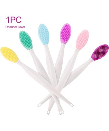 Silicone Lip Brush Double-sided Lip Brush Soft Cleaning Lip Brush Beauty Tool For Smoother Skin Cleaning Brush Set - Buy Online on GoSupps.com