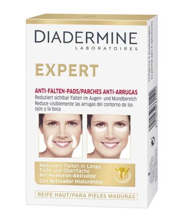 Diadermine Pack of 12 Anti-Wrinkle Patches with Hyaluronic Activator, Unit (Pack 1)