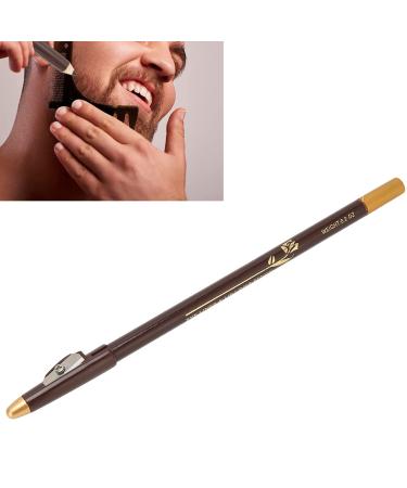 Fybida Barber Pencil Bart Tracer Pencil Professional Bartstift filler Household Bartstift Liner Shaping Styling Tool for men (dark brown)