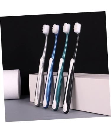 Minkissy 4-Piece Soft Toothbrush Set - Premium Household Brushes for Adults - Ideal for Makeup and Care Accessories - Gentle Coal Cleaning for Pregnant Women - Buy Online on GoSupps.com