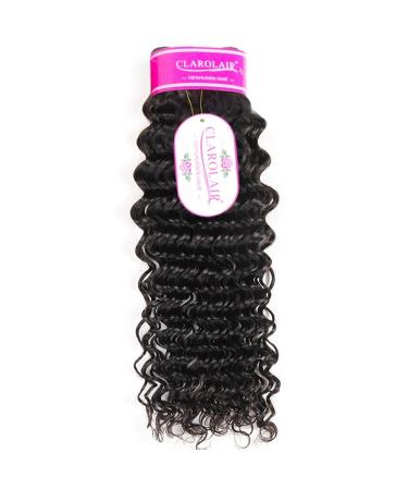 Clarolair Brazilian Curly Hair Bundle - 100% Human Hair Weave Extensions (Natural Black 14-18 inches 95g) - Deep Curly Brazilian Hair - Buy Online on GoSupps.com