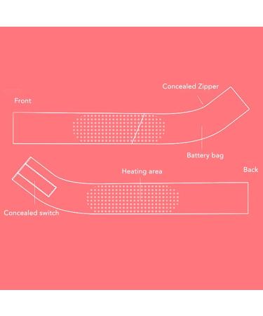 Socobeta USB Heated Scarf for Men & Women - Comfortable Washable Cotton Scarf - Winter Gift in Pink - Buy Online on GoSupps.com