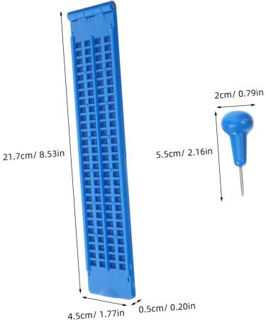 Collbath Braille Tablet & Accessories Set | Durable Braille Slate & Pen for Blind Optimize Your Writing Experience - Buy Online on GoSupps.com