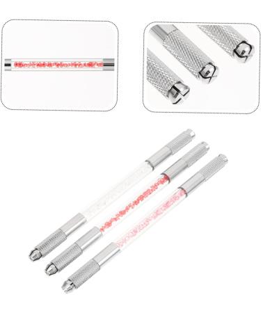Outanaya 3pcs Fruit Embroidery Pen Makeup Tool Eyebrow Microblading Kit Microblading Needle Pen Copper - Buy Online on GoSupps.com
