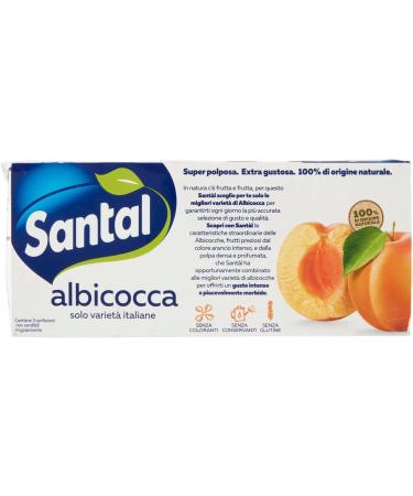 Parmalat Santal Albicocca Set of 3 apricot juice 3 x 200 ml - Buy Online on GoSupps.com