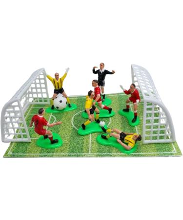 Dekora Football Cake Toppers Birthday Cake Decoration Football and Sport Themed Cake 7 Figures 2 Goals and 1 Ball - Buy Online on GoSupps.com