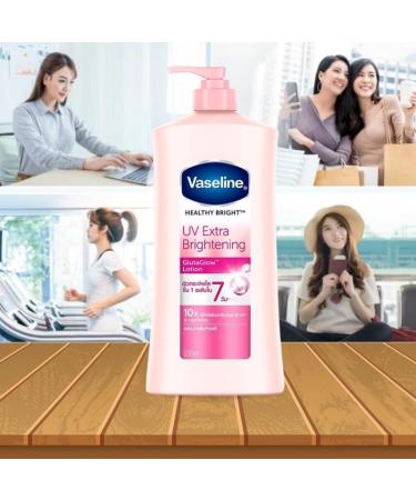 Vaseline Healthy Bright UV Extra Brightening Gluta Glow Body Lotion 500ml - Buy Online on GoSupps.com