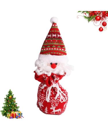 LABRIMP 1pc Storage Bag Portable Kids Child Christmas Candy Hanging Claus Santa Adorable Bags Ornament - Buy Online on GoSupps.com