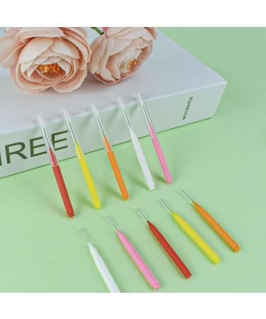 75-Piece Braces Brush Set | Interdental Cleaning & Dental Hygiene Tools | Bendable Flosser | 5 Color Options - Buy Online on GoSupps.com