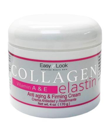 Collagen Elastin Cream - Anti-Aging & Firming Vitamins A & E | 4oz 2 Pack - Shop Internationally - Buy Online on GoSupps.com