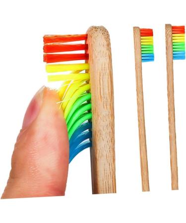 FRCOLOR 8 Pcs Colorful Toothbrushes for Adults - Soft Bristle Toothbrush Set | International Shipping Available - Buy Online on GoSupps.com