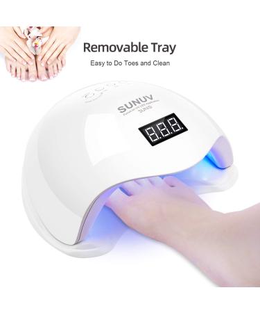 Shop 36W LED UV Nail Lamp - SUNUV Smart 2.0 for Gel Polish Timer & LCD Screen | Perfect Valentine Gift for Women & Couples - Buy Online on GoSupps.com