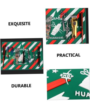 Healeved Haircut Mat Barber Mat for Station Hair Styling Station Mat Hair Tools Holder Straightener Hair Tools for Women Rollers Hair Curlers Vanity Accessories for Women - Buy Online on GoSupps.com