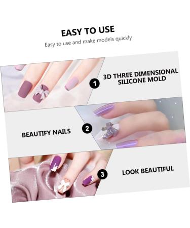 Coheali 15pc Silicone Nail Art Shapes - 3D Jelly Nail Decorations & Charms for DIY Nail Designs | International Shipping Available - Buy Online on GoSupps.com