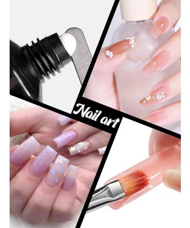 EBANKU Dual Nail Forms Set with 120 Piece Poly Gel Coffin Nail Mold & Accessories - Buy Online on GoSupps.com