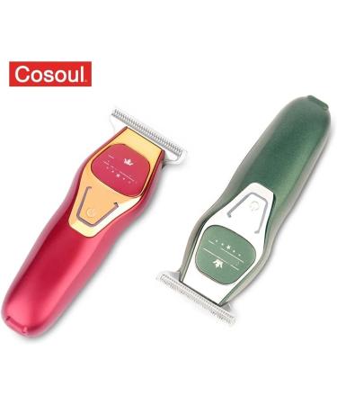 Mini Portable Electric Hair Trimmer - Small Hair Clipper for Bald Heads & Easy Haircuts - Fashion Red - Buy Online on GoSupps.com