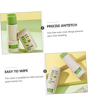Greenx2pcs Itch Relief Cream 2pcs Anti-itching Stick Outdoor Bite Balm - Pack of 1 - Buy Online on GoSupps.com
