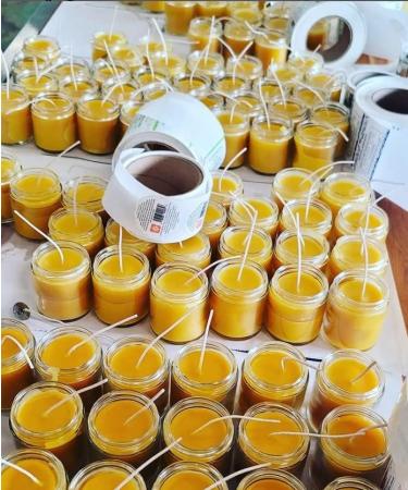 Night Night Lavender Aromatherapy Candle | All-Natural Beeswax | Smokeless & Non-Toxic | Made in USA by Safflower Safari - Buy Online on GoSupps.com