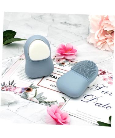 Angoily 1pc Silicone Face Cleansing Brush Face Cleaning Brush Handheld Mat Scrubber Manual Cleansing Brush Double-Sided Face Brush Face Scrub Brush Facial Cleanser Double Head - Buy Online on GoSupps.com