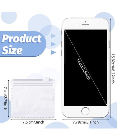 Reusable Zippered Pill Pouch Set - 24 Clear Plastic Bags for Travel Medicine Organization - Buy Online on GoSupps.com