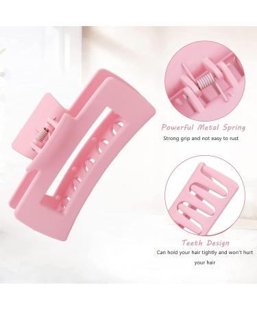 12 PCS Large Flower Hair Claw Clips for Women - Non Slip Matte Jaw Clips for Thick Thin Hair - Strong Hold Hair Clamps (Chic Style) - Buy Online on GoSupps.com