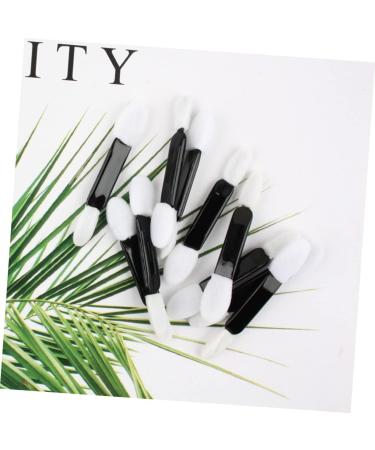 PLAFOPE 50pcs Sponge Dual Eyeshadow Brush Makeup Eyeshadow Brush Kit Eye Shadow The Face Travel Eye Cream M White - Buy Online on GoSupps.com