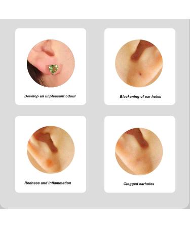 10ml Ear Hole Cleaning Set Effective Piercing Cleaners with Mint Fragrance | 240 Pieces | Easy-to-Use for Home & Travel - Buy Online on GoSupps.com