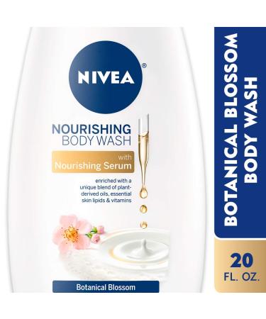 Nivea Nourishing Body Wash Botanical Blossom 20 fl oz - Hydrating & Refreshing - Buy Online on GoSupps.com