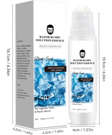 EverestBeauty Razor Bump Ingrown Hair Treatment Solution 100ml - Buy Online on GoSupps.com