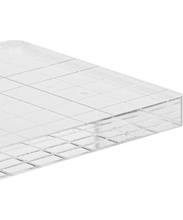 Suwimut 12-Piece Acrylic Stamp Blocks Set for Scrapbooking & Card Making | Clear Stamping Tools with Grid Lines - Assorted Sizes - Buy Online on GoSupps.com