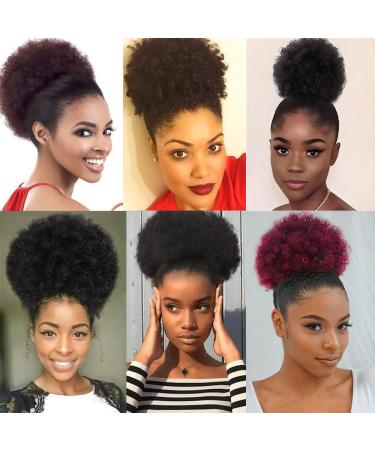 Hair Bun Hairpiece for Women Afro Puff Drawstring Ponytail for Women 8/10inch Synthetic Afro Kinky Curly Hair Bun Extension Hairpieces Clip in Drawstring Ponytail Hairpieces Hair Chignons(30 8inch) 8inch 30 - Buy Online on GoSupps.com