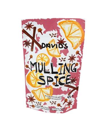 David's Condiments Traditional Mulling Spice Blend - 95g (3.4 oz) | Spice Hot Apple Cider, Mulled Wine, Wassail, Hippocras & More During The Autumn and Winter
