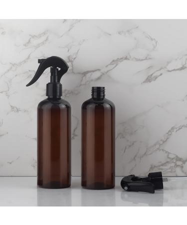 Zeoabsy 6 Pack 300ml Brown Plastic Spray Bottles with Black Spray Heads Fine Fog Atomizer for Plants Cleaning and Hairdressing | Includes Funnel - Buy Online on GoSupps.com