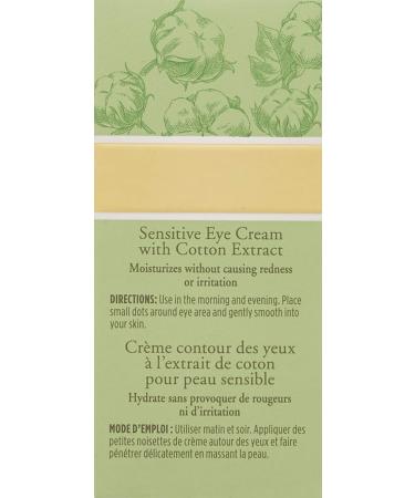 Buy Burt's Bees 98.9% Natural Hydrating Daily Eye Cream - Sensitive Formula 10g | International Shipping Available - Buy Online on GoSupps.com