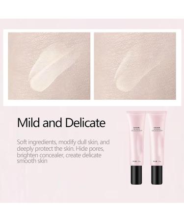 Makeup primer makeup primer invisible pore concealer long-lasting moisturizing makeup primer brightening makeup primer concealer lotion suitable for all skin types 2pcs - Buy Online on GoSupps.com