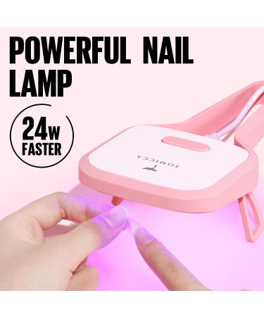 TOMICCA 4 in 1 Gel Nail Glue and Lamp Kit - Portable UV Nail Lamp for Fast Nail Extension System - Ideal for Travel - Buy Online on GoSupps.com