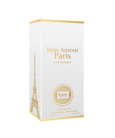 Hybrid & Company Mon Amour Paris Fascinating Fragrance for Women Eau De Parfum Natural Spray Elegant Scent 3.04 Fl Oz - Buy Online on GoSupps.com