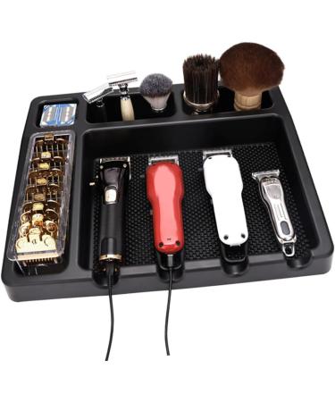 Beatifufu Barber pad Hair Scissors Electric Clippers Tool Barber Clippers Clipper Holder Hair Salon Hairdressing Tool Organizer Trimmer Hair Styling Tools Organizer Tool Holder - Buy Online on GoSupps.com