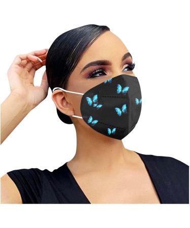 Buy TMDD Butterfly Print Neck Towel Mask - 5 Layer Protection 5-100 Pieces Adult Mouth & Nose Cover for Men & Women - Dust-Tight & Stylish - Buy Online on GoSupps.com