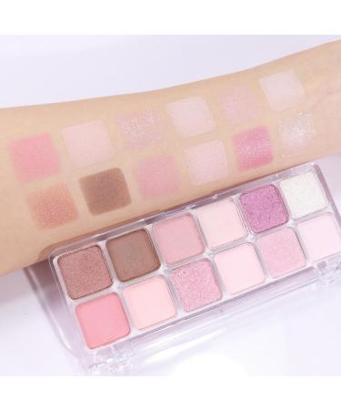 12 Colors White Purple Eye Shadow Palette - Highly Pigmented Matte & Shimmer Waterproof & Blendable - Perfect Travel Gift Kit - Buy Online on GoSupps.com