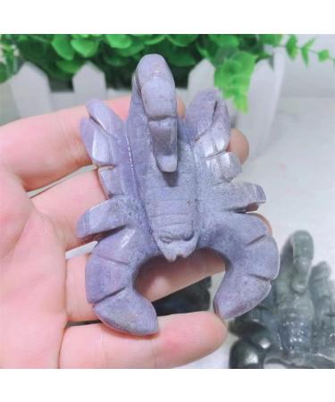 Crystal Rough 1pcs Natural Blue Labradorite Hand Crved Scorpion Polished Crystal Stones for Sale - Buy Online on GoSupps.com