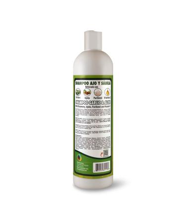 Garlic & Aloe Shampoo - 17 Fl Oz | Nourishing Hair Care | International Shipping Available - Buy Online on GoSupps.com