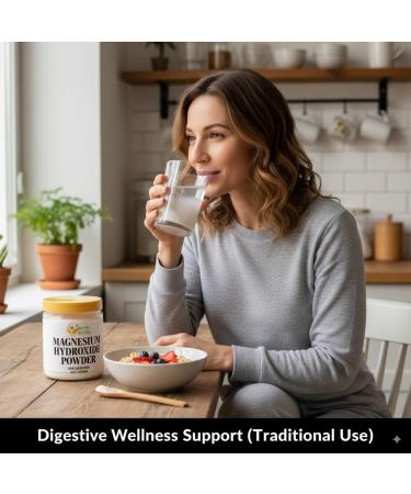 Herbs Botanica Magnesium Hydroxide Powder 8 oz Fine Powdered Magnesium for DIY Use, Deodorant, Toothpaste, and Crafting Ozonated Magnesium Oxide Alternative - Buy Online on GoSupps.com