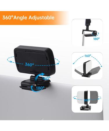 Video Conference & Webcam Lighting for Remote Work, Zoom Calls, Live Streaming - Sturdy Clip On Video Light for Zoom Meetings - Buy Online on GoSupps.com