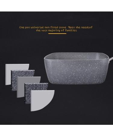 DameCo Saucepan Multi Function Nonstick Frying Pan Steaming Pot Frying Pan Steak Nonstick Metal Utensil Safe Frying Pan Saucepan Skillet Pan Frying Pan Interesting - Buy Online on GoSupps.com
