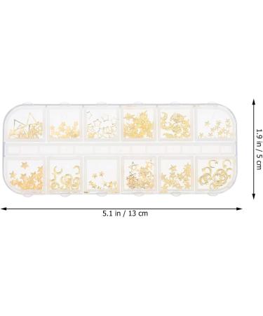 Lurrose 3 Boxes Nail rivets decoration xmas Nail charms nail jewels rhinestones nail art studs manicure decoration nativity decor nail charms for nail art jewelry 3d long box Metal - Buy Online on GoSupps.com