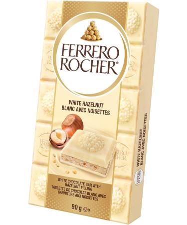FERRERO ROCHER Premium Chocolate Bar White Hazelnut Bar 8 bars 720 g - Buy Online on GoSupps.com