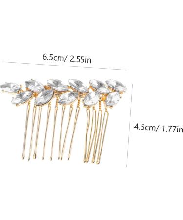 Beatifufu Fashionable Diamond Hair Accessories Hair Comb for Women Headpiece Hair Combs Wedding Hair Clip Wedding Hair Comb Hair Accessories for Girl Headpiece - Buy Online on GoSupps.com