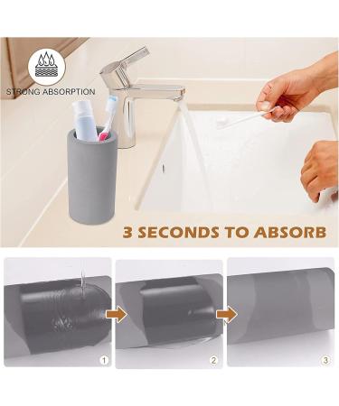 Organic Bamboo Toothbrush Holder & Bathroom Organizer Set | Eco-Friendly Toothpaste Makeup Brushes Razors | Travel-Friendly Design - Buy Online on GoSupps.com